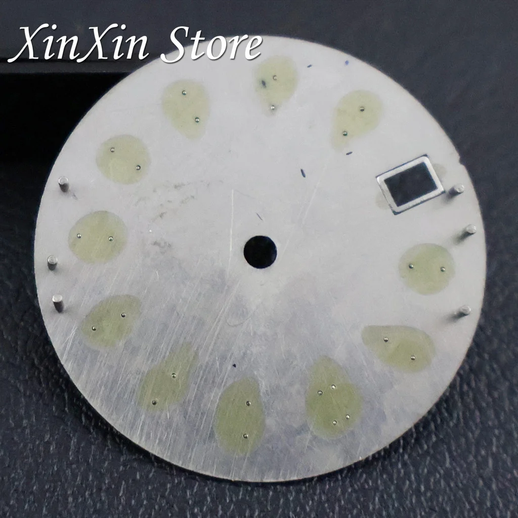 28.5MM Sunburst Watch Dial High Quality Green Luminous Watch Faces Modified Watch Accessories For NH35 NH36 4R 7S Movement