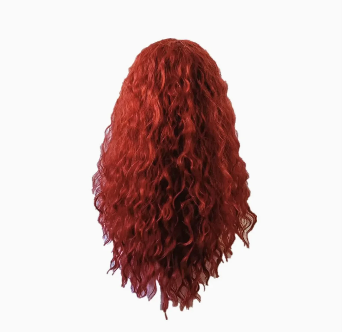 Discendenti 4 Parrucca Cosplay The Rise of Red Parrucca lunga riccia con panini Parrucche per feste in costume di Halloween Capelli sintetici resistenti al calore