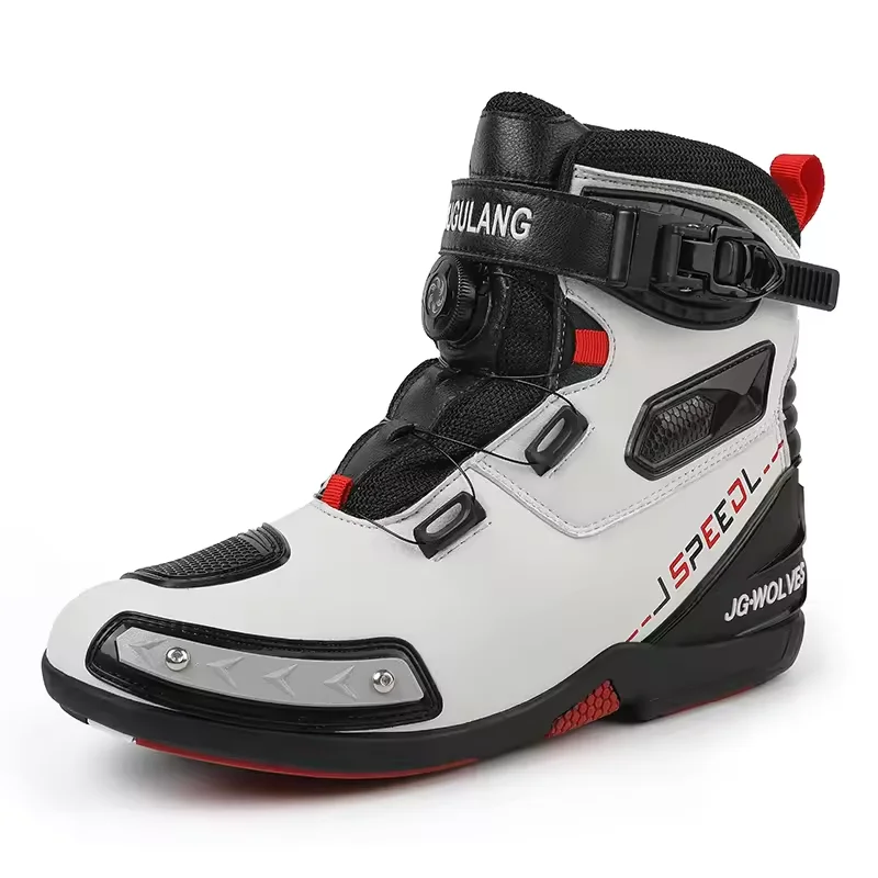 

2025 New Motorcycle Boots Man Leather Motos Riders Protective Boots Waterproof Non-slip Motocross Mountain Racing Shoes