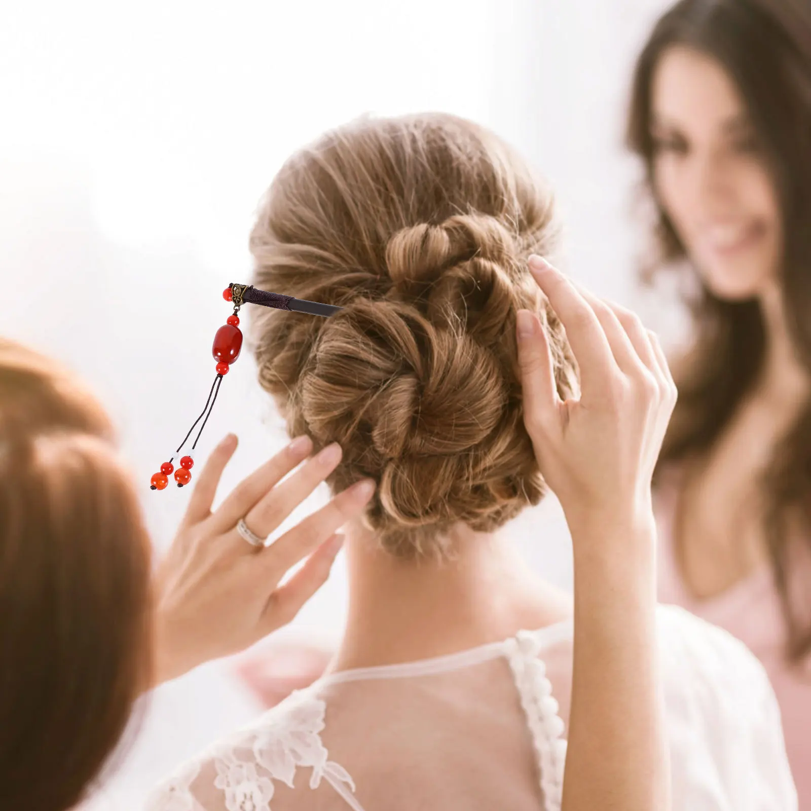 

1 шт., китайская заколка для волос в стиле ретро, винтажная агатовая палочка для волос, креативный женский аксессуар для волос, декоративная заколка в традиционном стиле