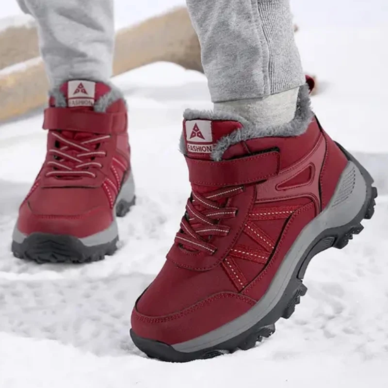 Women's Snow Boots Comfortable Outdoor Winter Warm with Short Plush Snow Boots for Women Shoes