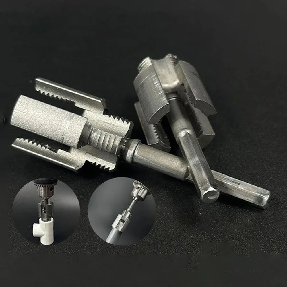 Integrated Internal External Thread Pipe Tool for 1/2 Inch PPR Pipes with Taps Dies Pipe Thread Cutting Plumbing Tool