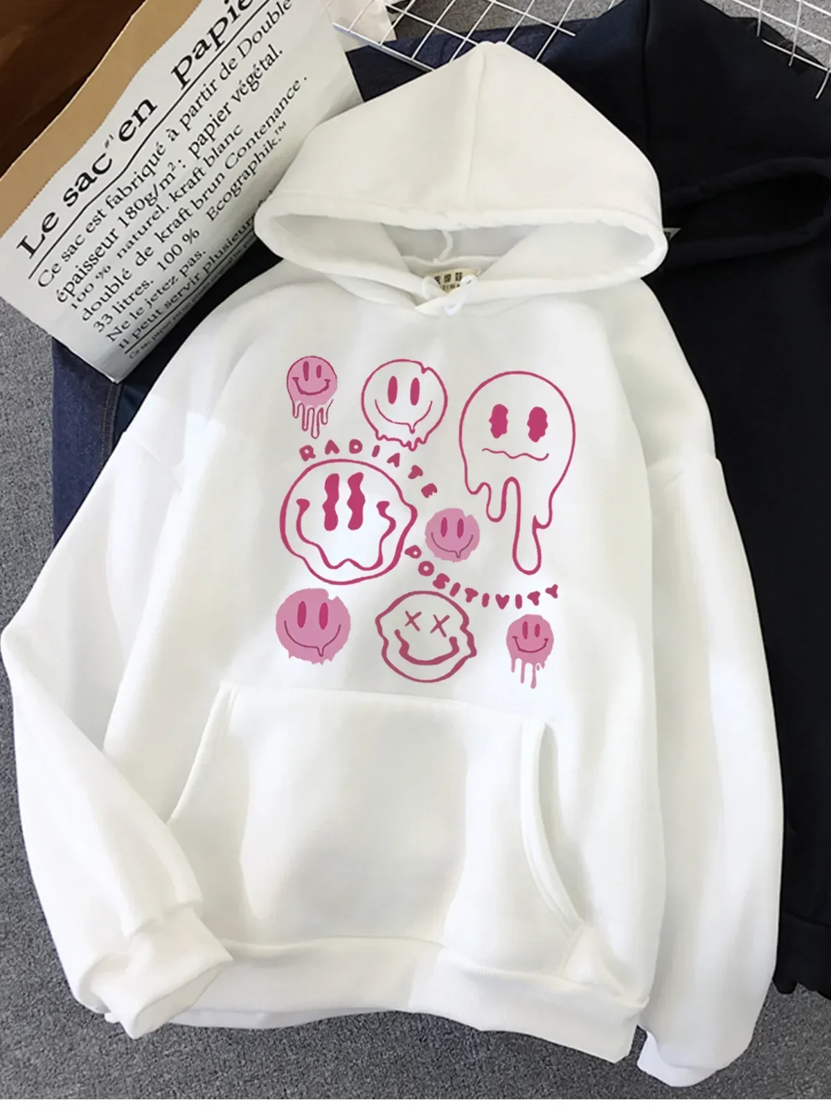 

Funny Graphic Printed Hoodies Women Soft Loose Sportwear Autumn Winter New Fashion Casual Loose Pullovers Sweatshirt tops