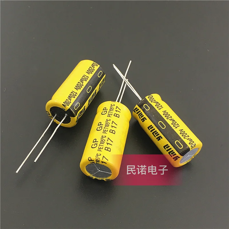 50PCS/Brand new electrolytic capacitor 200V 120UF 200V120UF 13X25 105 degrees available for direct purchase in stock