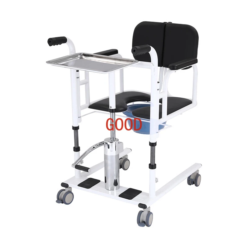 

Elderly Toilet Stair Lift Chair Hydraulic Patient Transfer Chair with Commode for Disabled Multifunctional Shift Chair