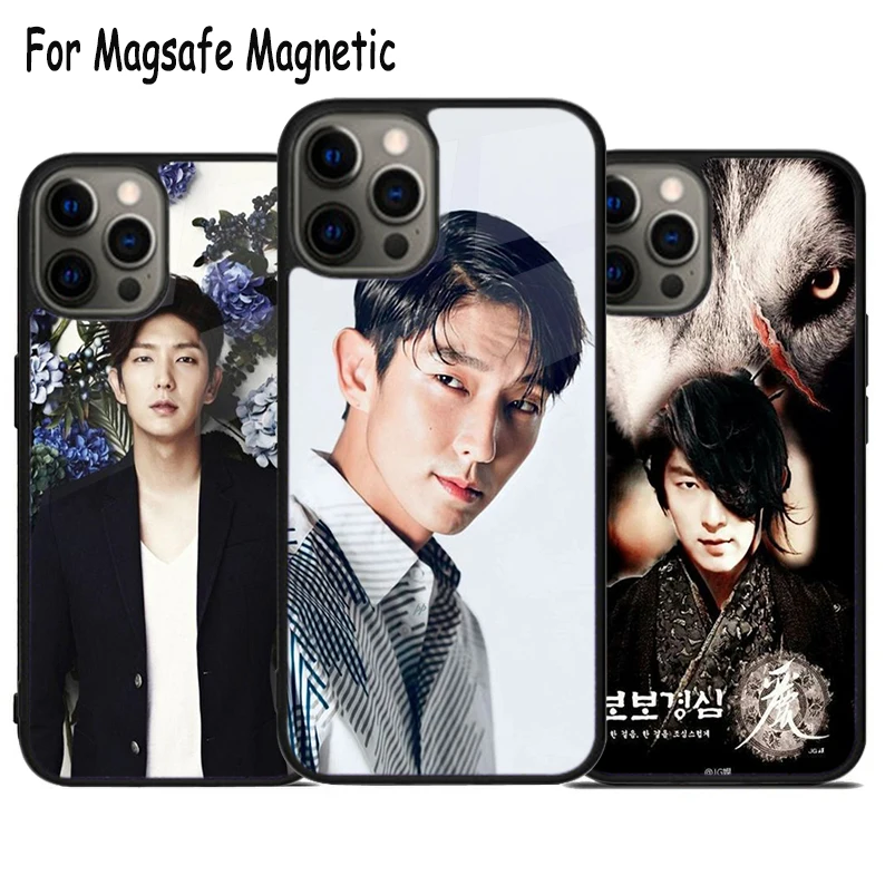 Lee joon gi Wireless Charge Magsafe Phone Case For iPhone 15 16 14 13 11 12 Pro Max Plus Magnetic Bumper Cover