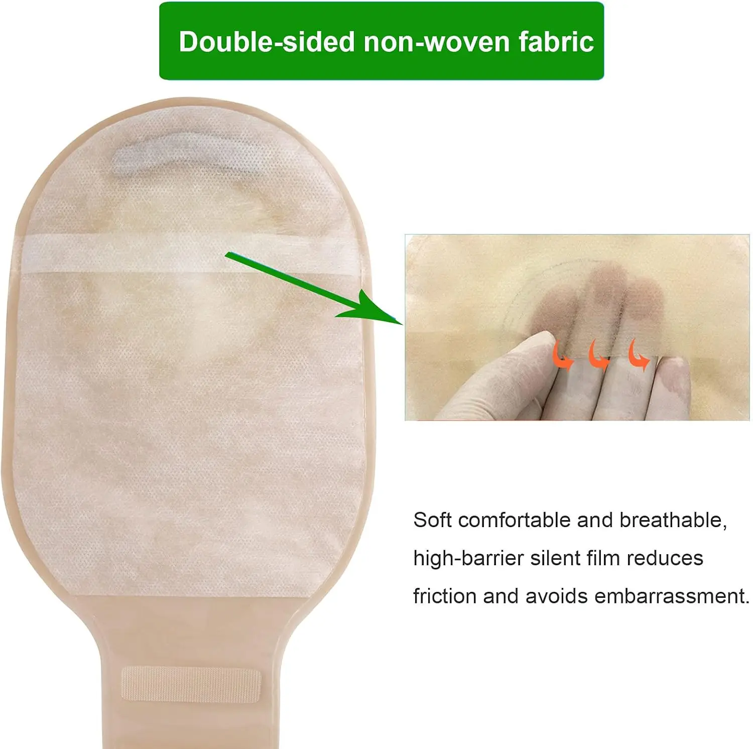 Высококачественные многоразовые дренажные мешки для стомы 70 мм, заводская продукция для надежного использования мешков для колостомии