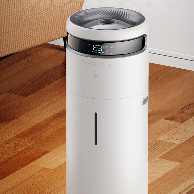 Luchtbevochtigers voor grote kamers, 16L ultrasone Cool Mist-luchtbevochtiger voor thuis, 1200 m2, 5 mistniveaus, automatische modus, hele huis