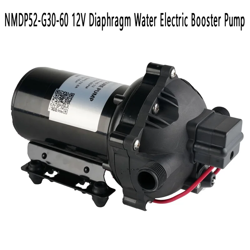 NMDP52-G30-60 12V Diaphragm Water Electric Booster Pump High Pressure Self-Priming Water Pump Yacht Boat RV Caravan