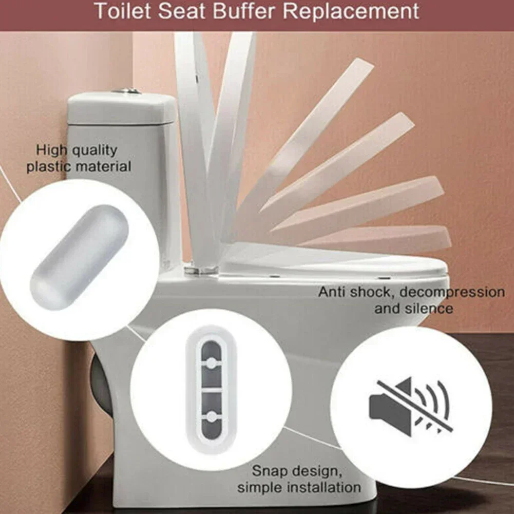 10PC Toilet Lid Seat Cushion/top Cover Cushion Stop Bumper Brand New Toilet Seat Buffers Lid Accessories