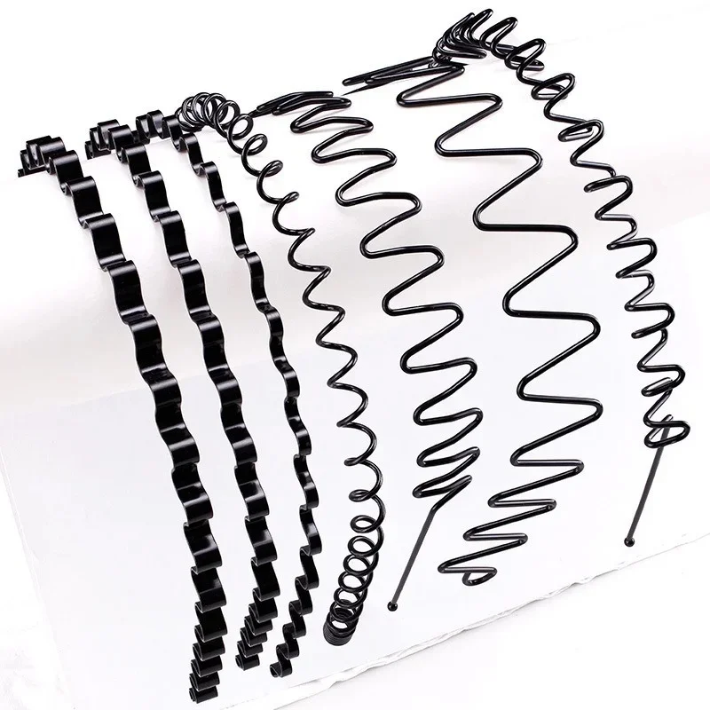 1-24pcs Fashion Hair Band for Men Women Unisex Black Wavy Hair Head Hoop Band Sports Headband Hairband Hair Accessories Gifts