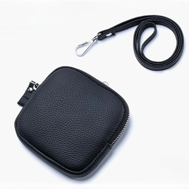 

Минималистичный маленький кошелек для женщин, многофункциональный чехол для удостоверения личности, держатель для карт, кошельки для монет, ремешок, чехол для монет из натуральной кожи для путешествий