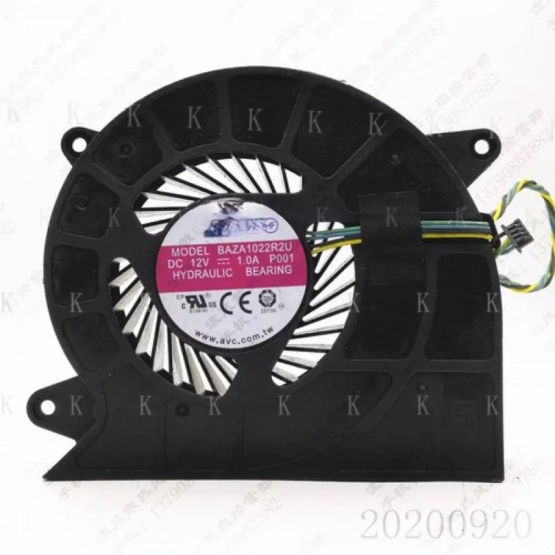 

C ДЛЯ AVC BAZA1022R2U P001 Охлаждающий вентилятор 12 В подходит для Lenovo A5000 A7400 A7300