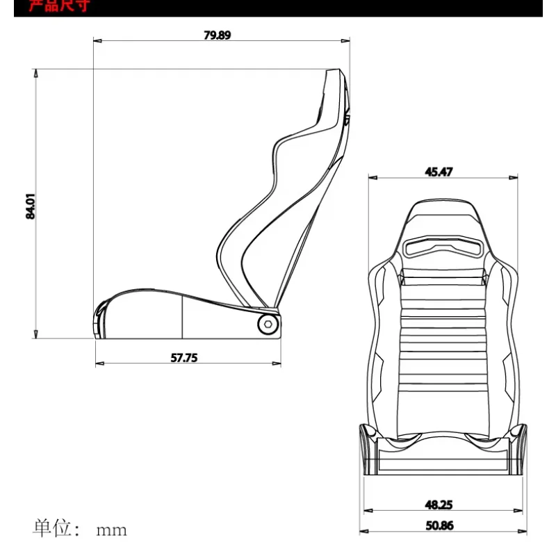 TFL 2 pcs RC Scale Seats For 1/10 RC Rock Crawler Axial SCX10/TFL C1508 C1508-10