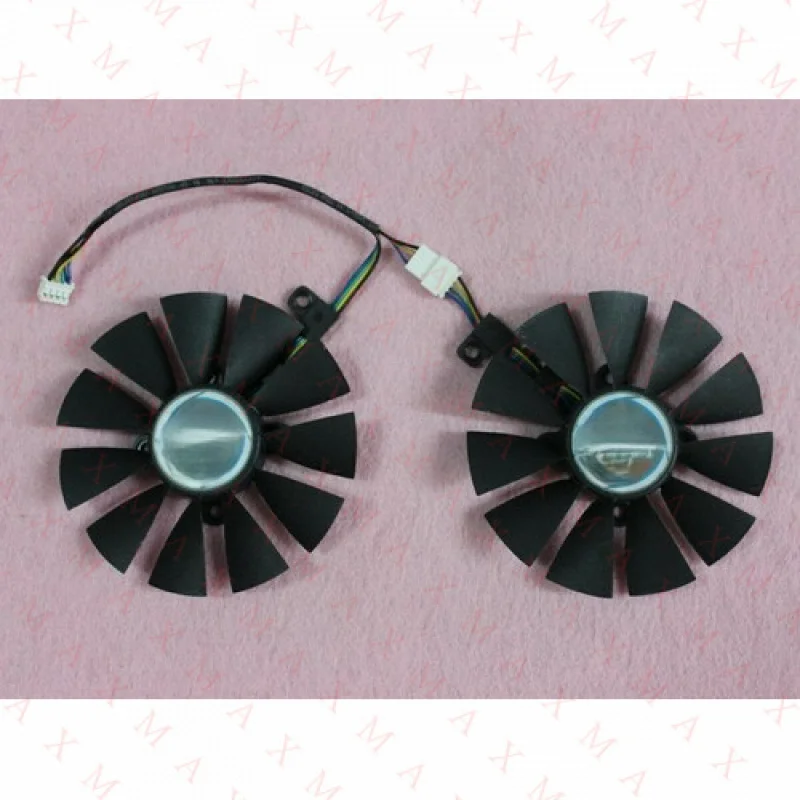 

LL пара вентиляторов-кулеров для ASUS GTX 1060 GTX 1070 RX470 RX480 T129215SU 87 мм