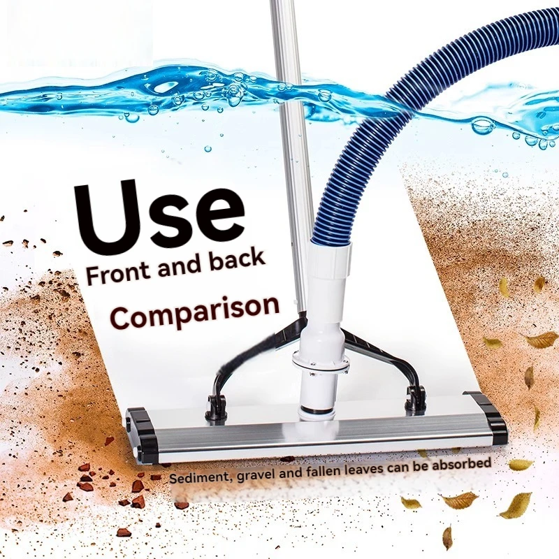 Pool Bottom Suction Pump Fish Pool Bottom Suction Equipment Underwater Vacuum Cleaner Algae Sludge Cleaning