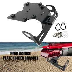 Fit For Yamaha Tenere 700 XT700Z Tenere700 2019-2023 Motorcycle Rear License Plate Holder Bracket Tail Tidy Fender Eliminator