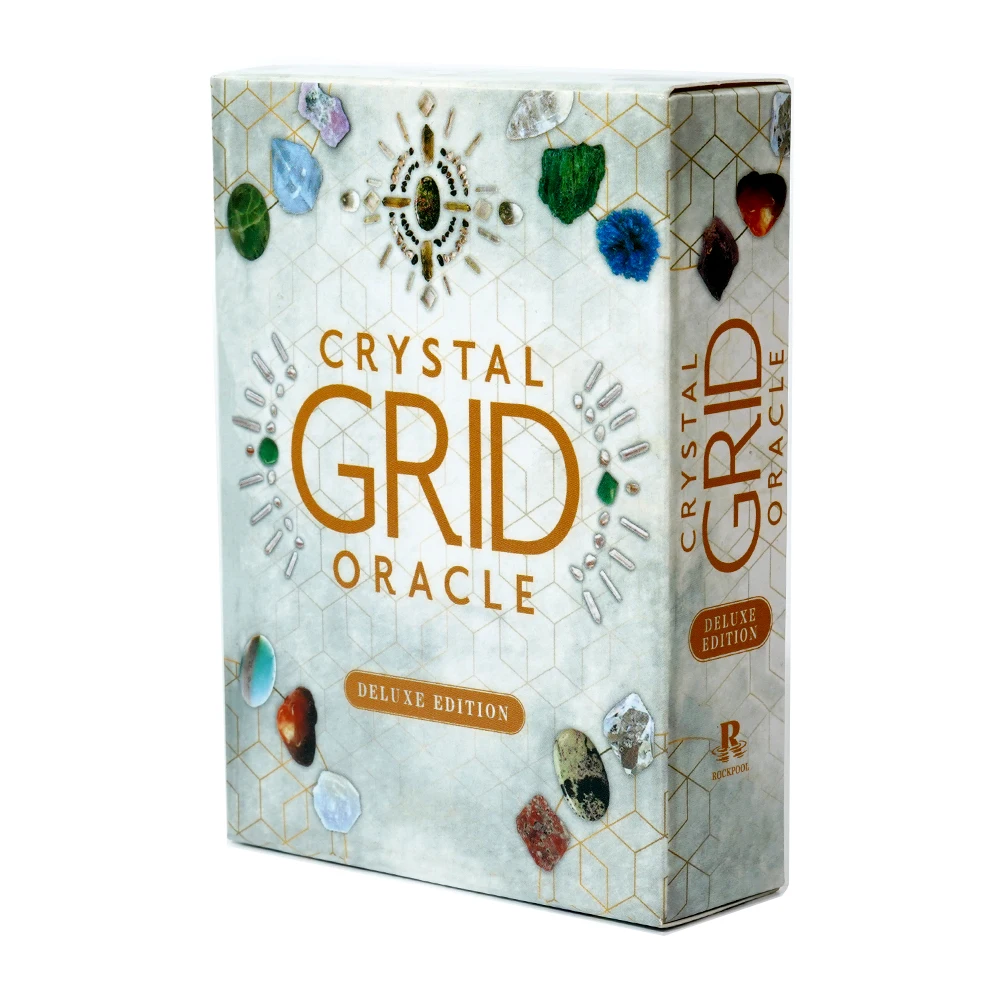 Crystal Grid Oracle Deluxe Edition Cards Deck by Nicola McIntosh Tarot 72 cards Crystal Kingdom Energy