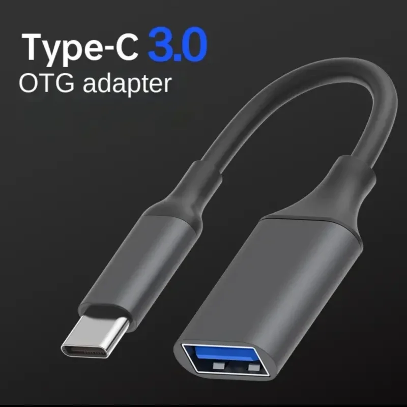 Car Converter USB Flash Drive Extension Cable Fast Data Transfer USB to Type C Stable Connection In-vehicle Digital Accessories