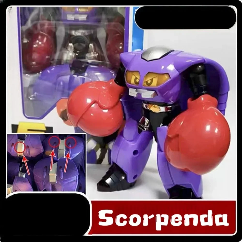 

Cartoon Iron Armored Kabuto Cockroach Gang Trio Action Figures - B Robot Anime Model Toys for Kids Adults Collectibles Gift