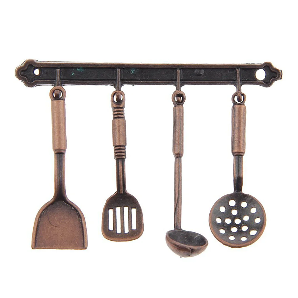 5 Pcs Kitchen Accessory Miniatures Dollhouse Accessories Furniture and Cooking Utensils Housework