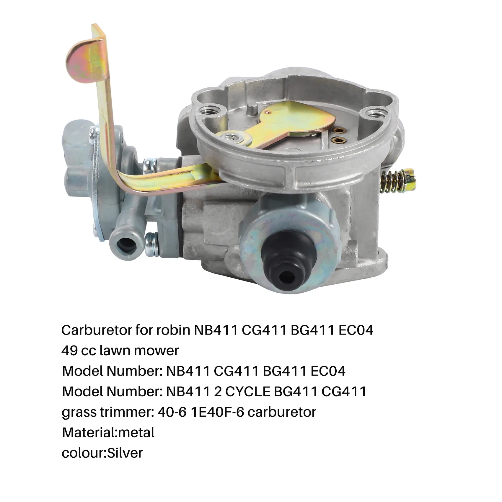 Carburador para Robin NB411 CG411 BG411 EC04 49CC desbrozadora Weedeater recortadora 5416040000   Reemplazo