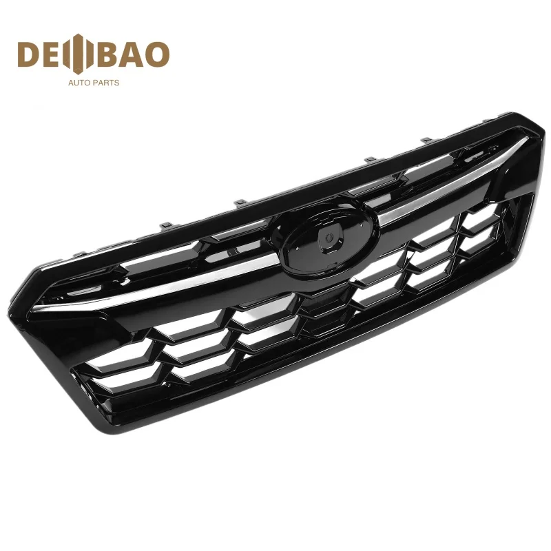 Front Bumper Upper Grille Grill w/ Chrome Trim For Subaru Crosstek 2018-2020
