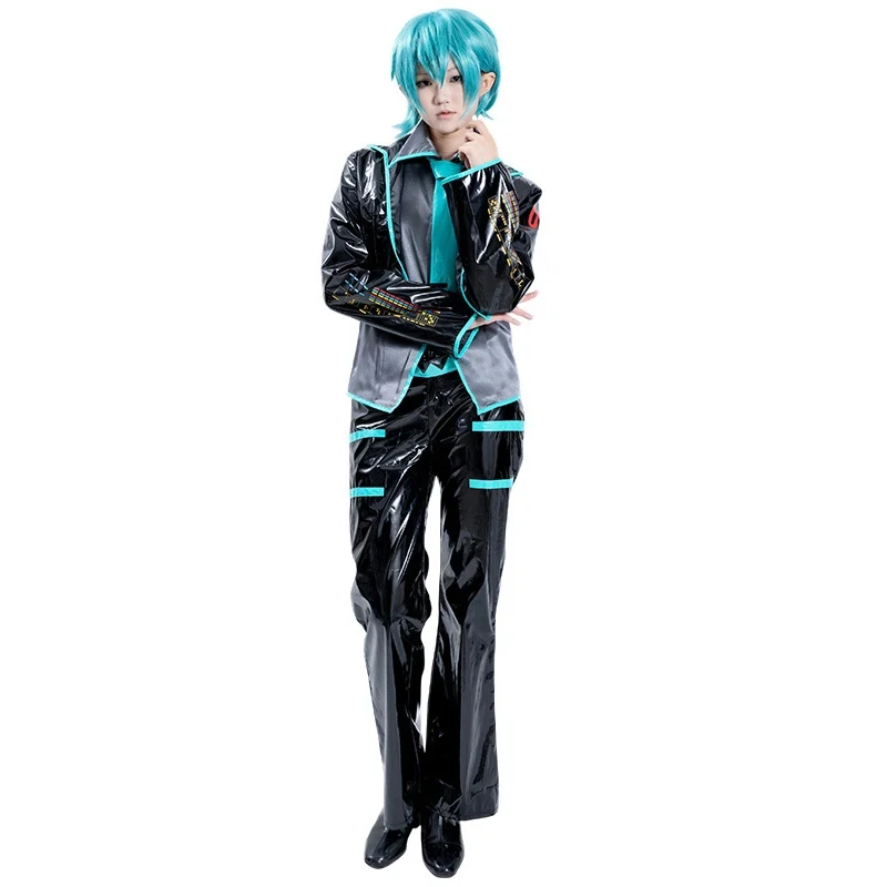 

c;4,g\6/Mikuo Cosplay Costumes Anime Miku Role Paly Uniform Halloween Carnival Party Outfits For Men Women3;v\6.h/