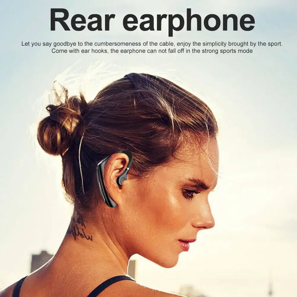 Wireless Earphone M50 Smart Bluetooth Earbuds Ear Hook Long Standby Sport Earphone Handsfree Volume Control