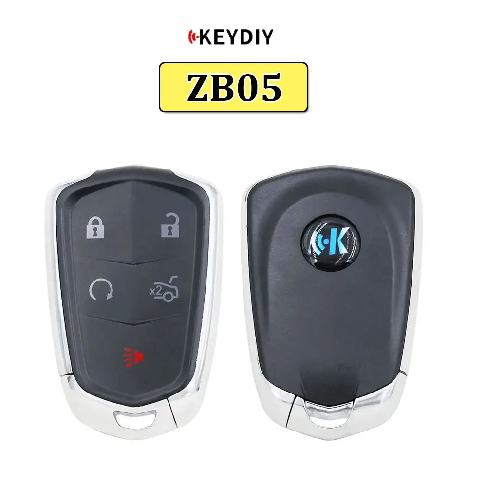KEYDIY ZB05 Universal KD Smart Key 5 Buttons for KD-X2  ZB Series ZB05 Car Remote Key Replacement Fit More Than 2000 Models