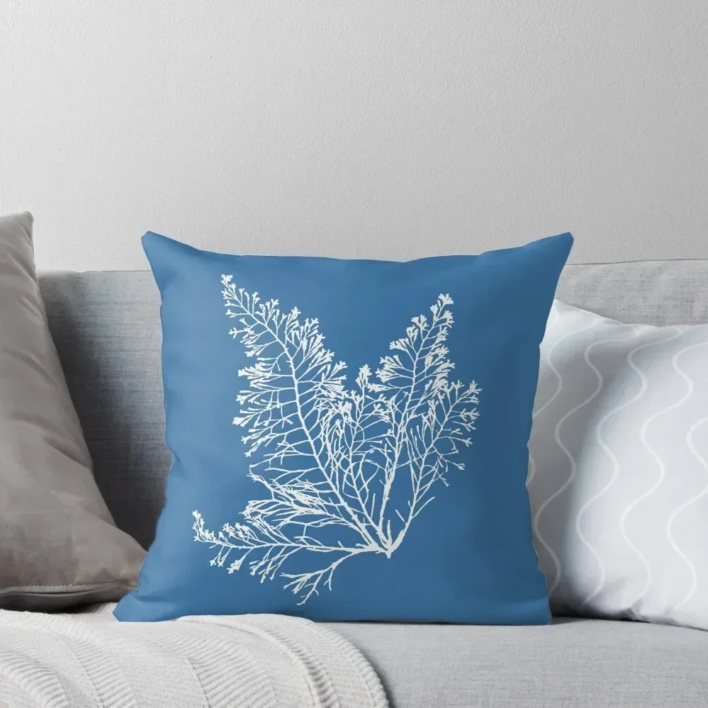 

Anna Atkins Seaweed Throw Pillow Cusions Cover Cushions Home Decor christmas pillowcases christmas supplies pillow