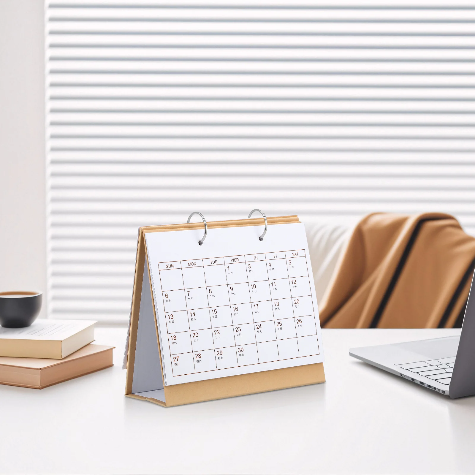 

1Set Calendar Making Loose-Leaf Book Kraft Paper Blank DIY Handpainted Desk Calendar Scrapbook Doodle Album DIY Doodle Book