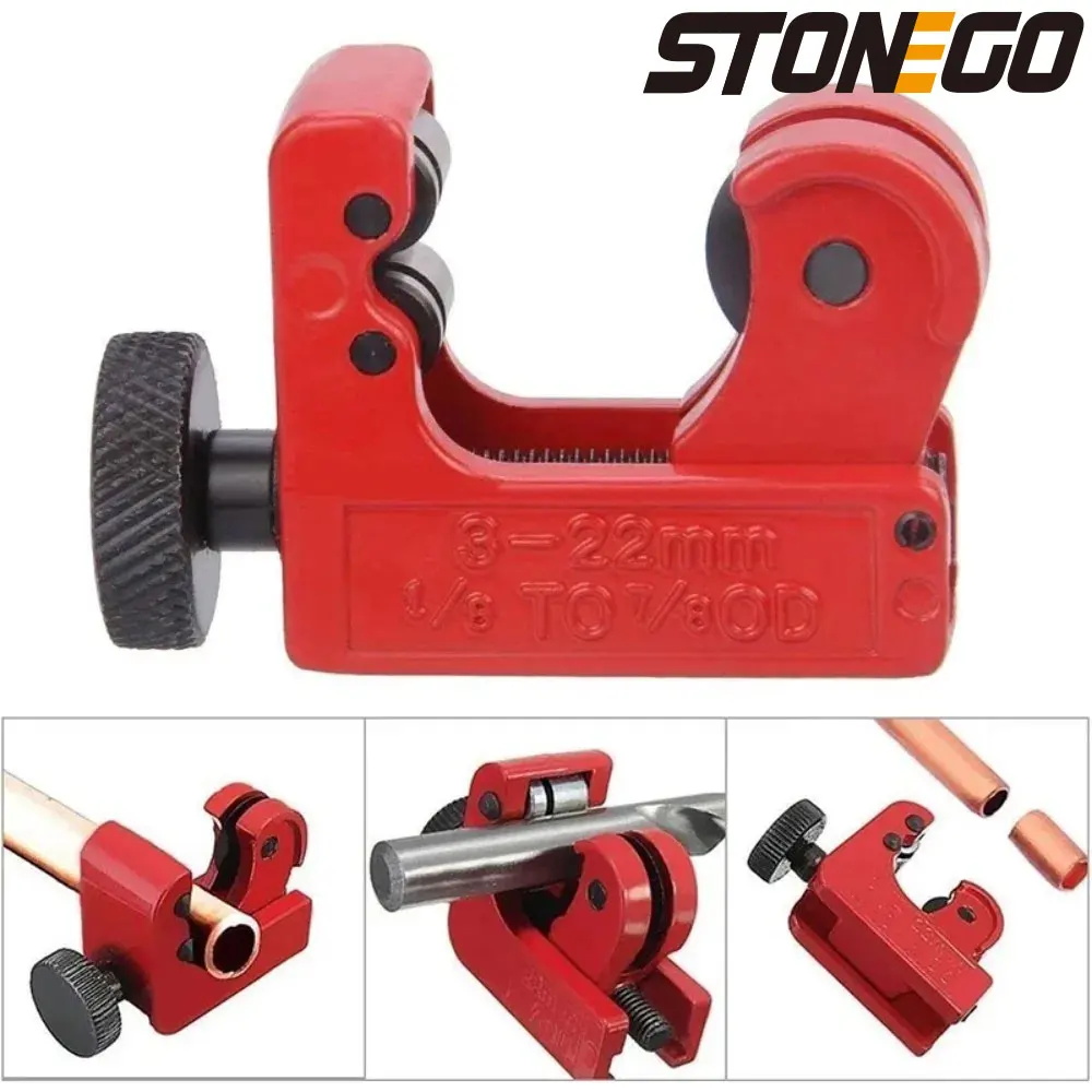 STONEGO 3-16/3-22/3-28mm obcinak do rur lekki stop cynku metalowy obcinak do rur obcinak do rur V2 mały obcinak do rur miedzianych obcinak do strzałek