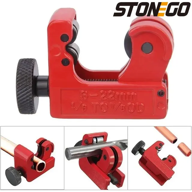 STONEGO 3-16/3-22/3-28mm obcinak do rur lekki stop cynku metalowy obcinak do rur obcinak do rur V2 mały obcinak do rur miedzianych obcinak do strzałek