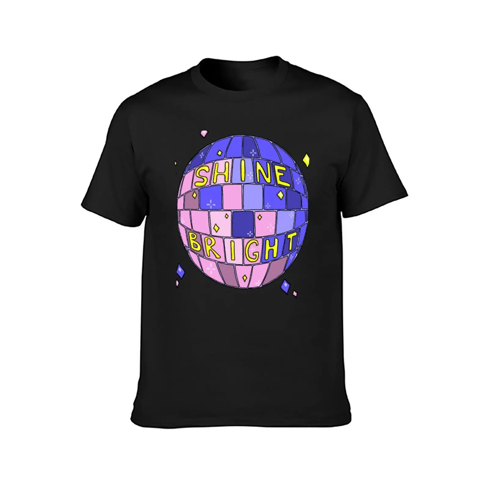 Disco Ball Delight: Shine Bright! T-Shirt vintage clothes plus sizes summer tops oversized mens graphic t-shirts big and tall