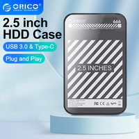 ORICO Type-C External Portable Storage HDD Case USB3.0 SATA 5Gbps 2.5 inch Hard Drive Enclosure for PC Laptop Notebook Hard Disk