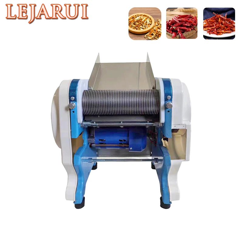 

Mini Tabletop Small Electric 550W Dry Red Pepper Chili Dried Tangerine Peel Bean Curd Skin Cutting Shredding Chopping Machine