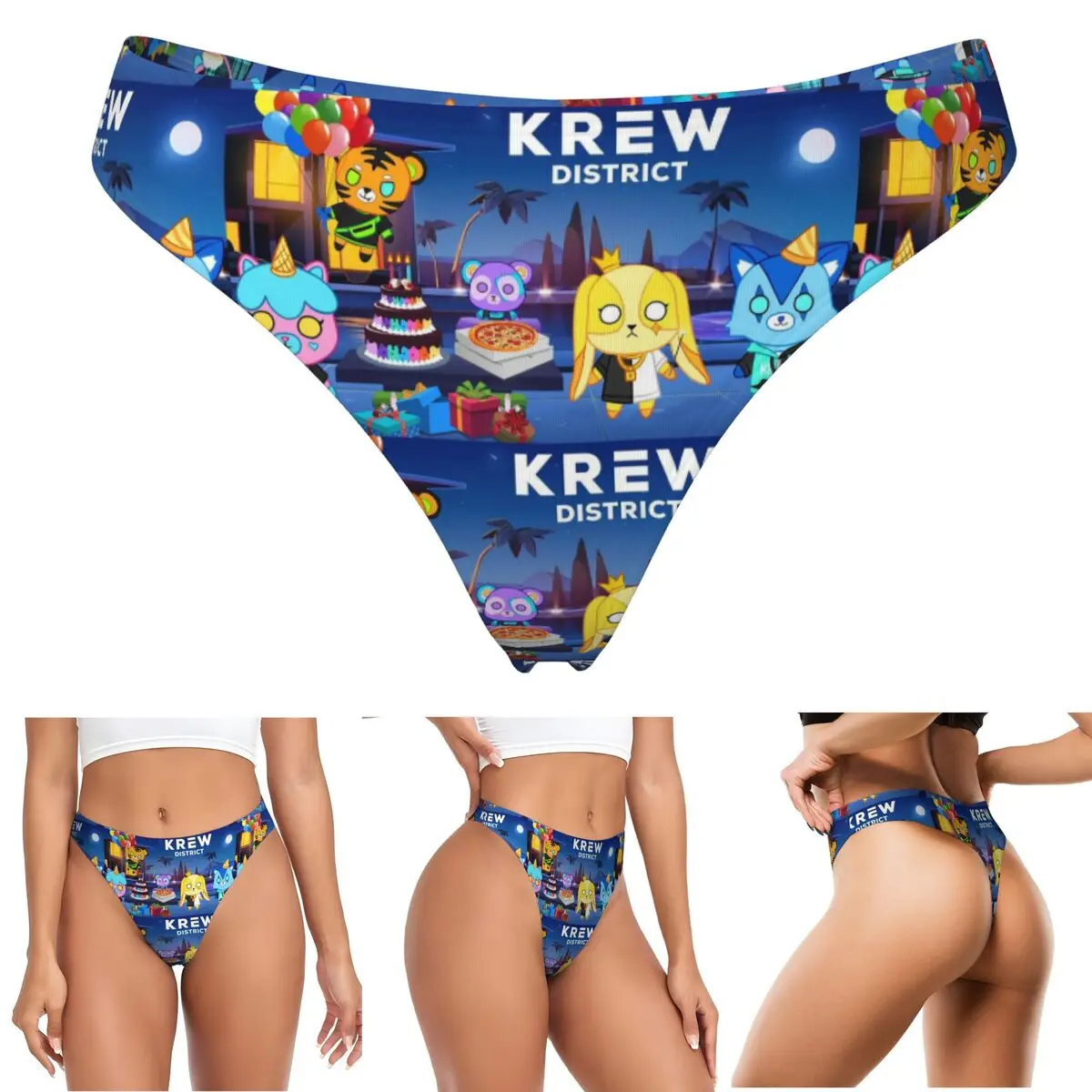 calcinhas-g-string-personalizadas-com-estampa-de-desenho-animado-itsfunneh-krew-respiraveis-confortaveis-e-elasticas-para-mulheres