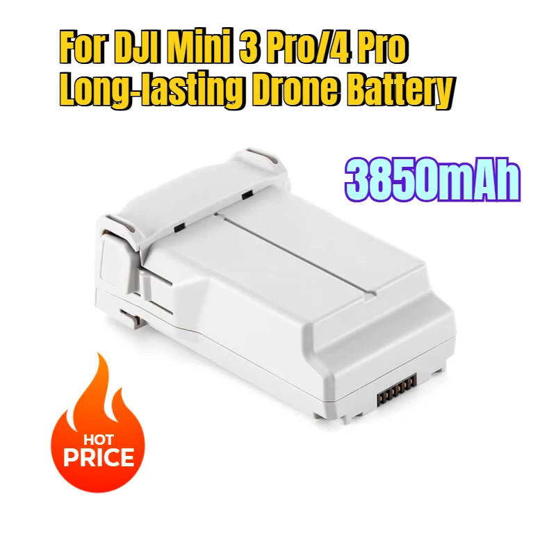 

3850mAh for DJI Mini 3 Pro/4 Pro Long-lasting Drone Battery