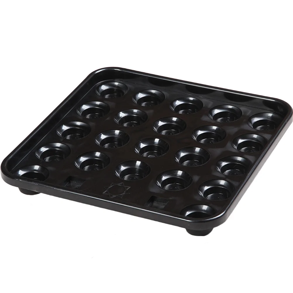 22-Bälle-Tablett, Billard-Zubehör-Set, zuverlässiges Kunststoff-Kugel-Haltetablett, sichere Passform für alle Standardgrößen, ideal für