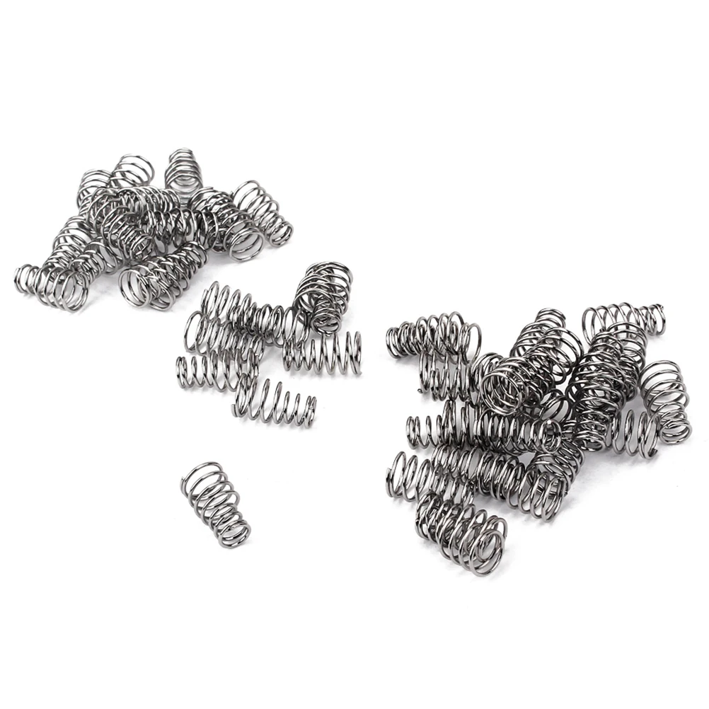 

50pcs Guitar Pickup Springs Metal Humbucker Tremolo Tension Round Spring Bridge For Height Adjustment Guitar Accessories