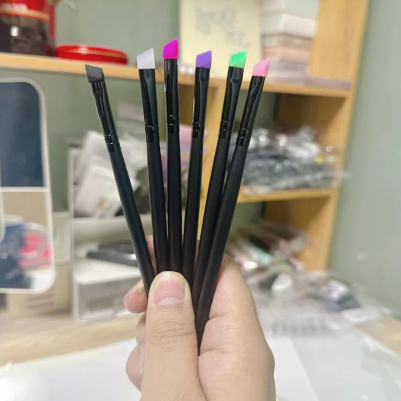 실리콘 브러쉬 속눈썹 파마 도구 래쉬 리프트 막대 속눈썹 애플리케이터 완벽한 눈썹 및 속눈썹을위한 메이크업 액세서리