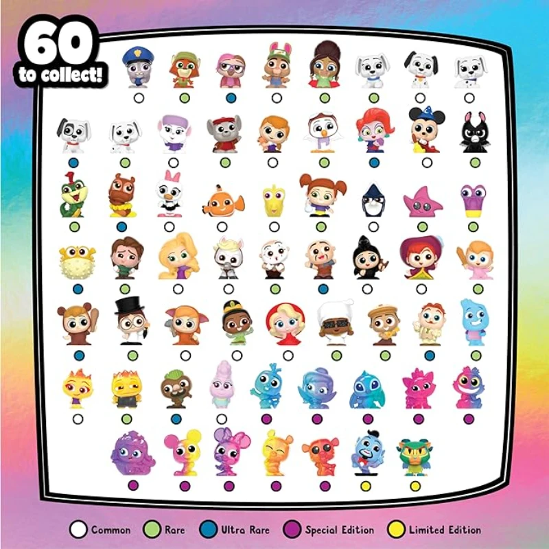 Disney Doorables 1-11 Series Set Toys Technicolor Takeover Pepita Genie Action Figures Cartoon Big Eyed Doll Collectible Toys