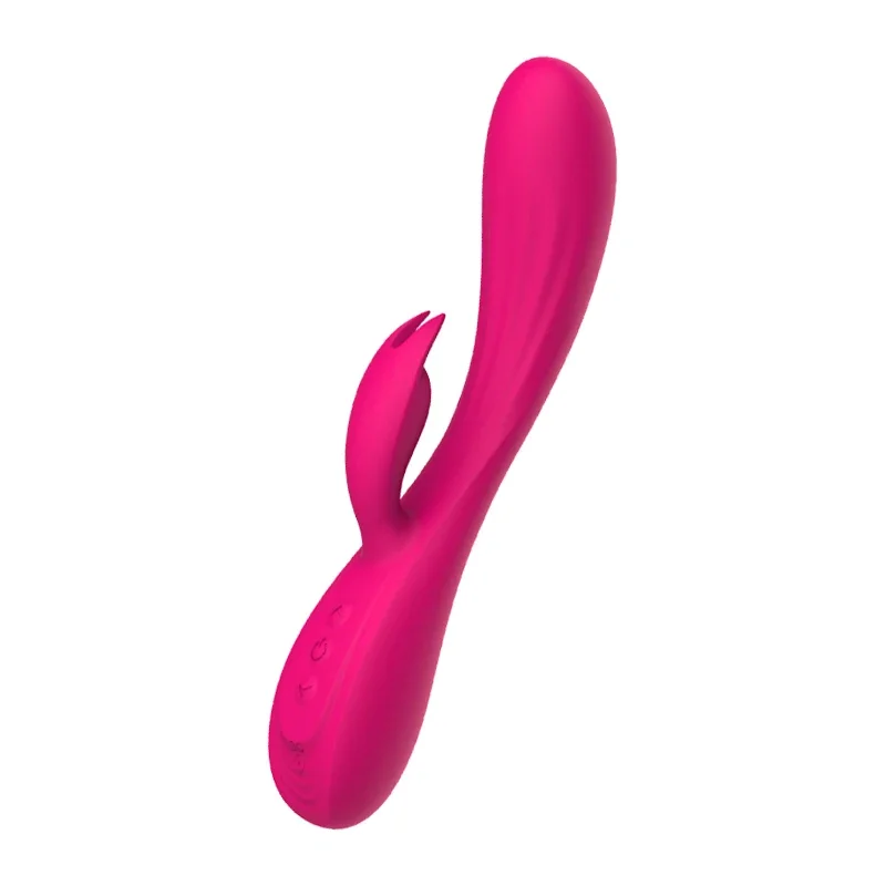 Rabbit Vibrator G Spot Dildo For Women Clitoris Stimulator Dual Vibration Vagina Nipple Massager  For Adult Female Sex Toys