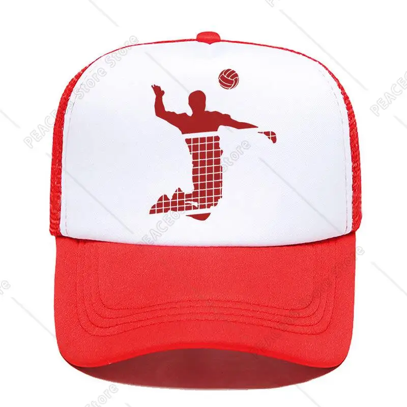 Sports Men Woman Unisex Baseball Cap Volleyballer Outdoor Sun Hat Adjustable Sports Caps In Mesh Hat