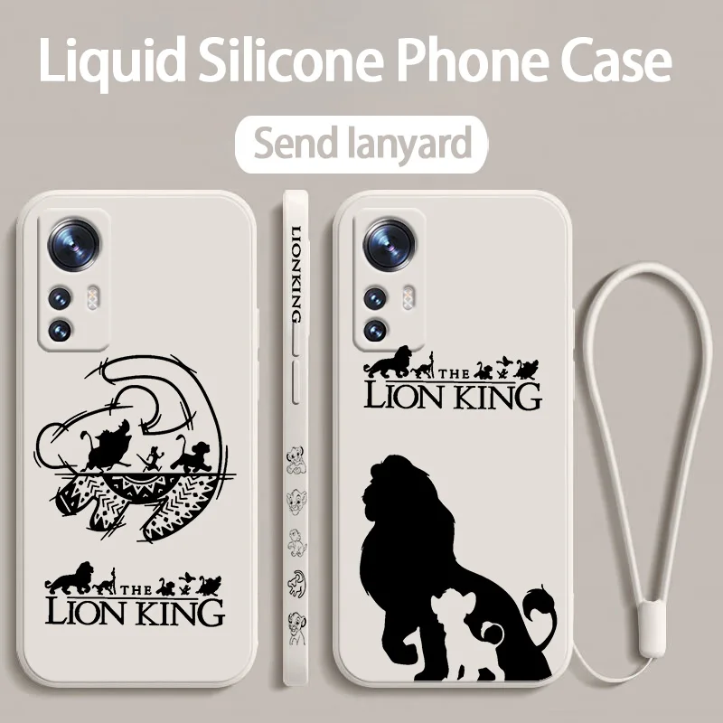 جراب هاتف لين بحبل أيسر سائل من Disney Lion King ، مناسب لـ Xiaomi Mi 13T ، 12T ، 11i ، 11X ، 11T ، 10T ، 9 ، A3 ، Note 10 Pro Lite #5