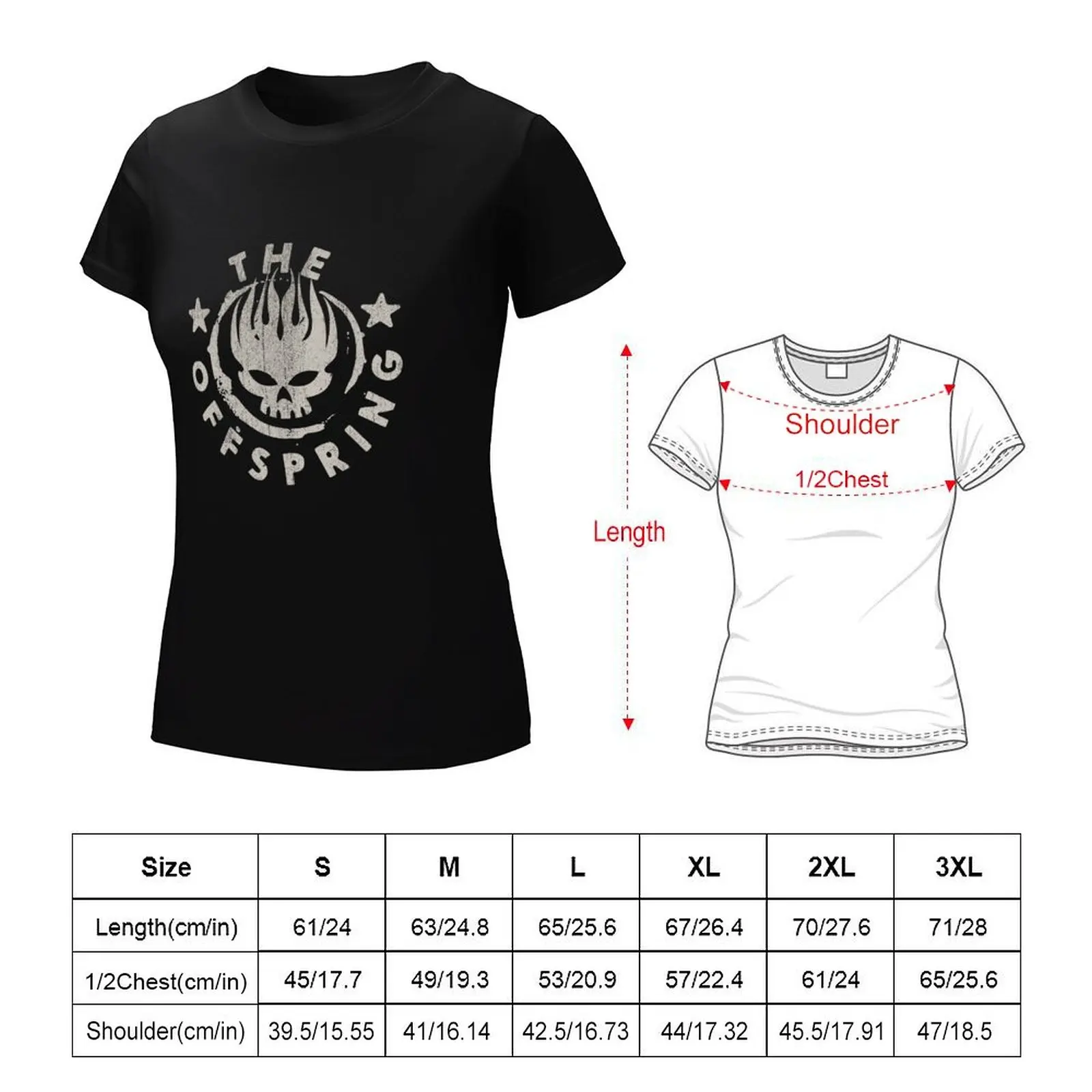 Punk<<The offspring, the offspring T-Shirt Bluzka letnia odzież wysublimowane koszulki dla kobiet