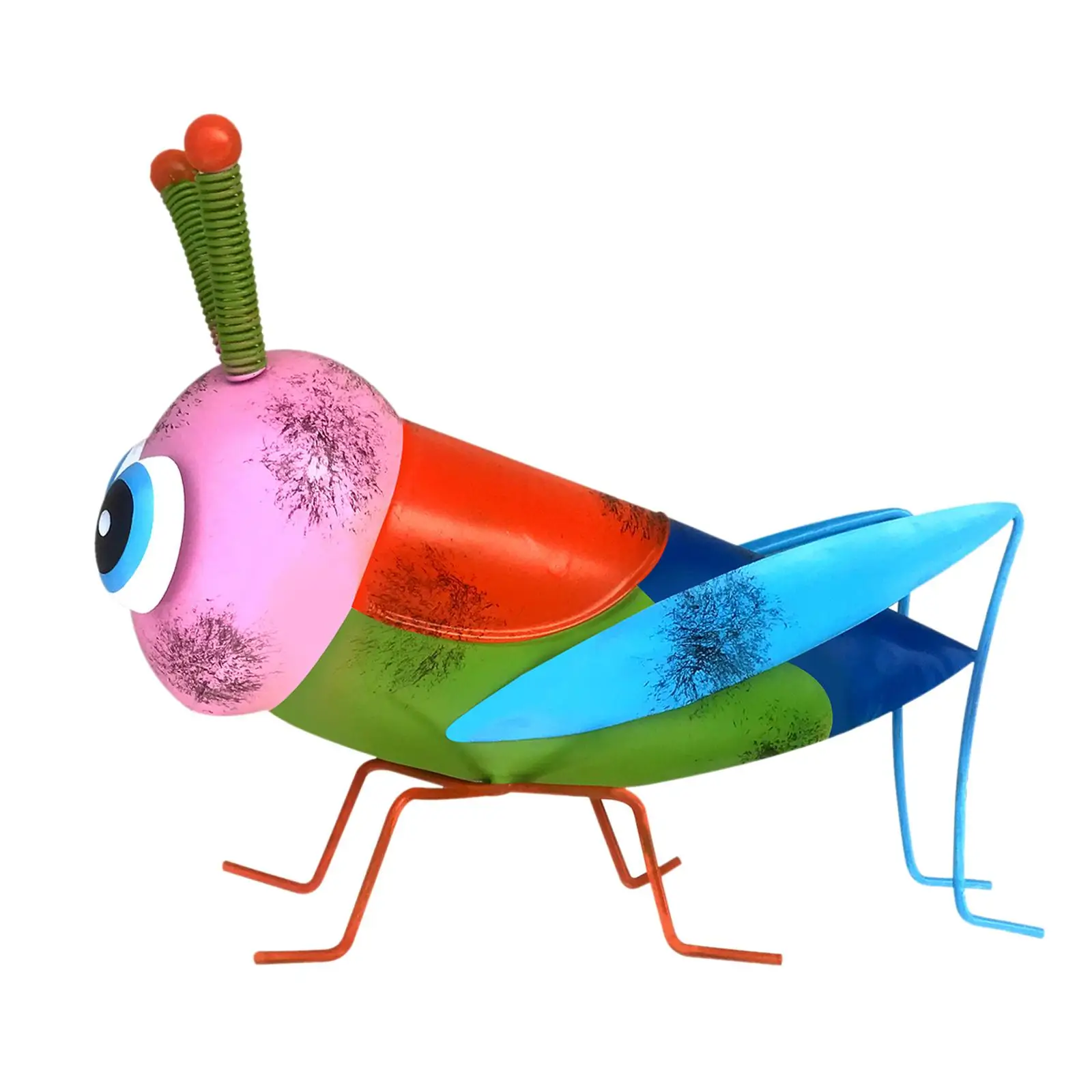 Creative Grasshopper Statue Small Animal Sculptures Crafts Suitable for Home Garden Yard Backyard Lawn Decoration Gifts
