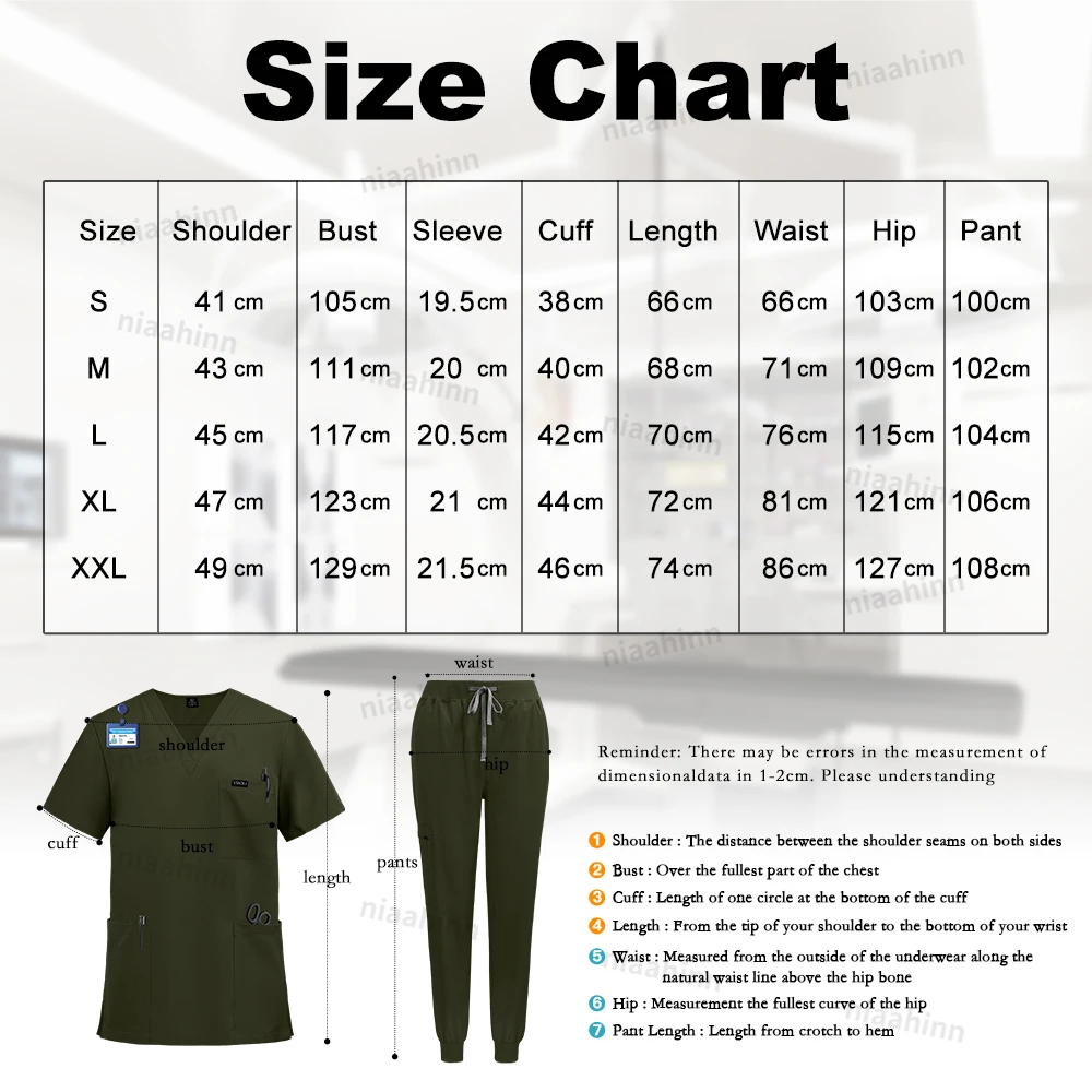 Medical Scrubs Breathable Hospital Uniforms Men Women Short Sleeve Nursing Scrub Uniform Sets Wholesale Doctors Nurses Work Wear