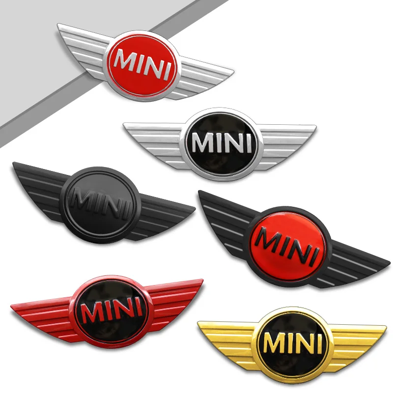 Para Mini Cooper One S Countryman Clubman JCW R55 R56 R60 F55 F56 accesorios 1 Uds 3D Metal pegatina para carrocería de coche emblema insignia